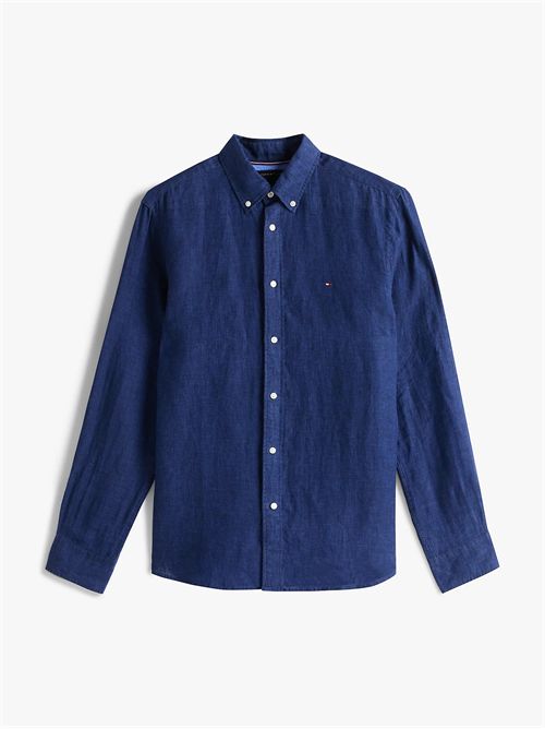 camicia uomo navy TOMMY HILFIGER | MW0MW34602DCC
